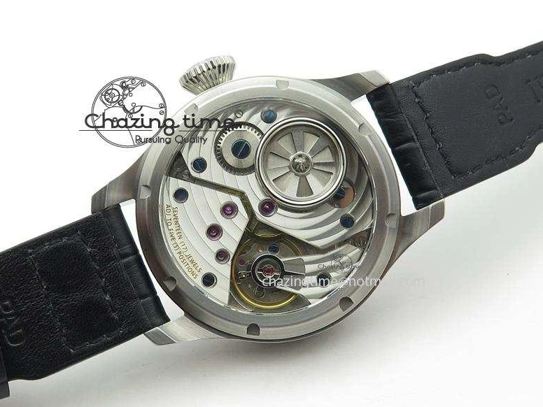 MIROTIME 0524 Big Pilot “Markus Buhler” IW5003 Turbine V6F Best Edition Silver Dial On Leather Strap A Reliable 7315